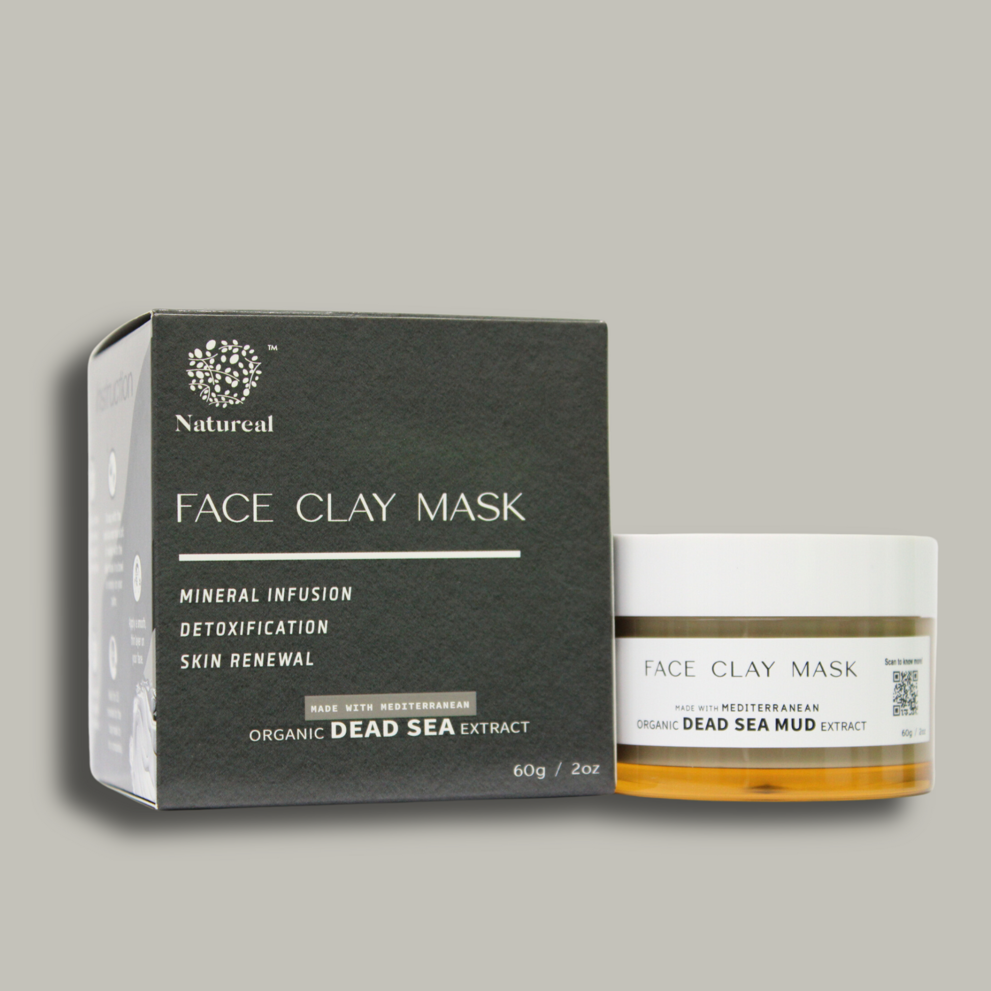 NATUREAL ORGANIC CLAY MASK - Natureal