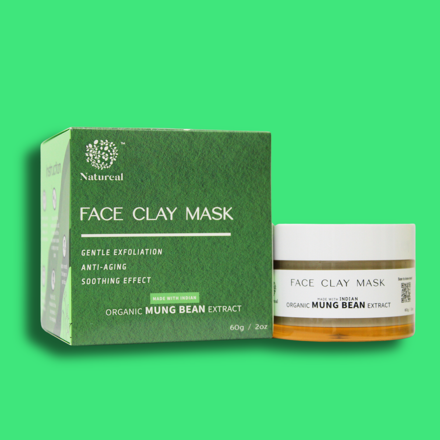 NATUREAL ORGANIC CLAY MASK - Natureal