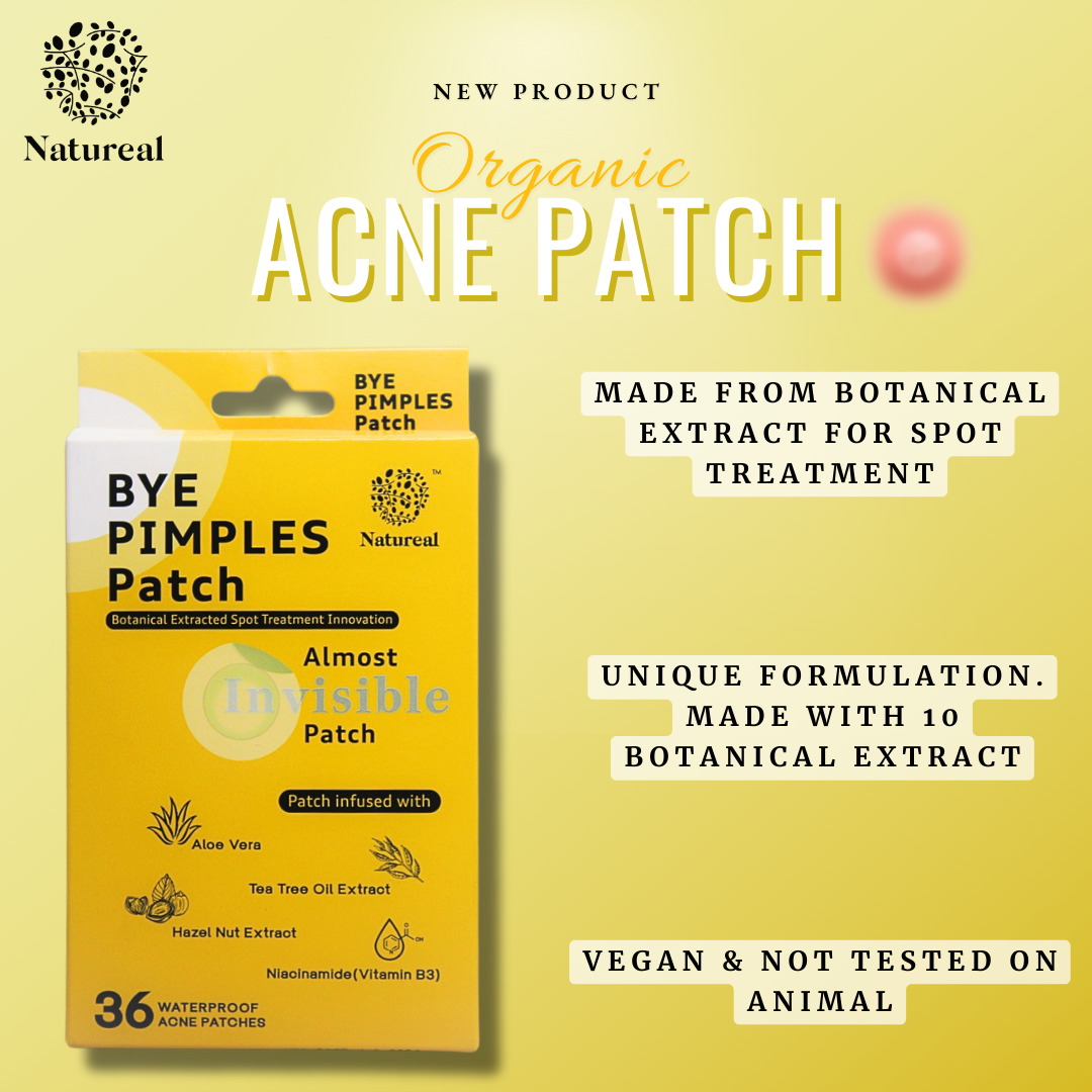 Natureal Bye-Pimple Patch | Organic Spot Treatment - Natureal