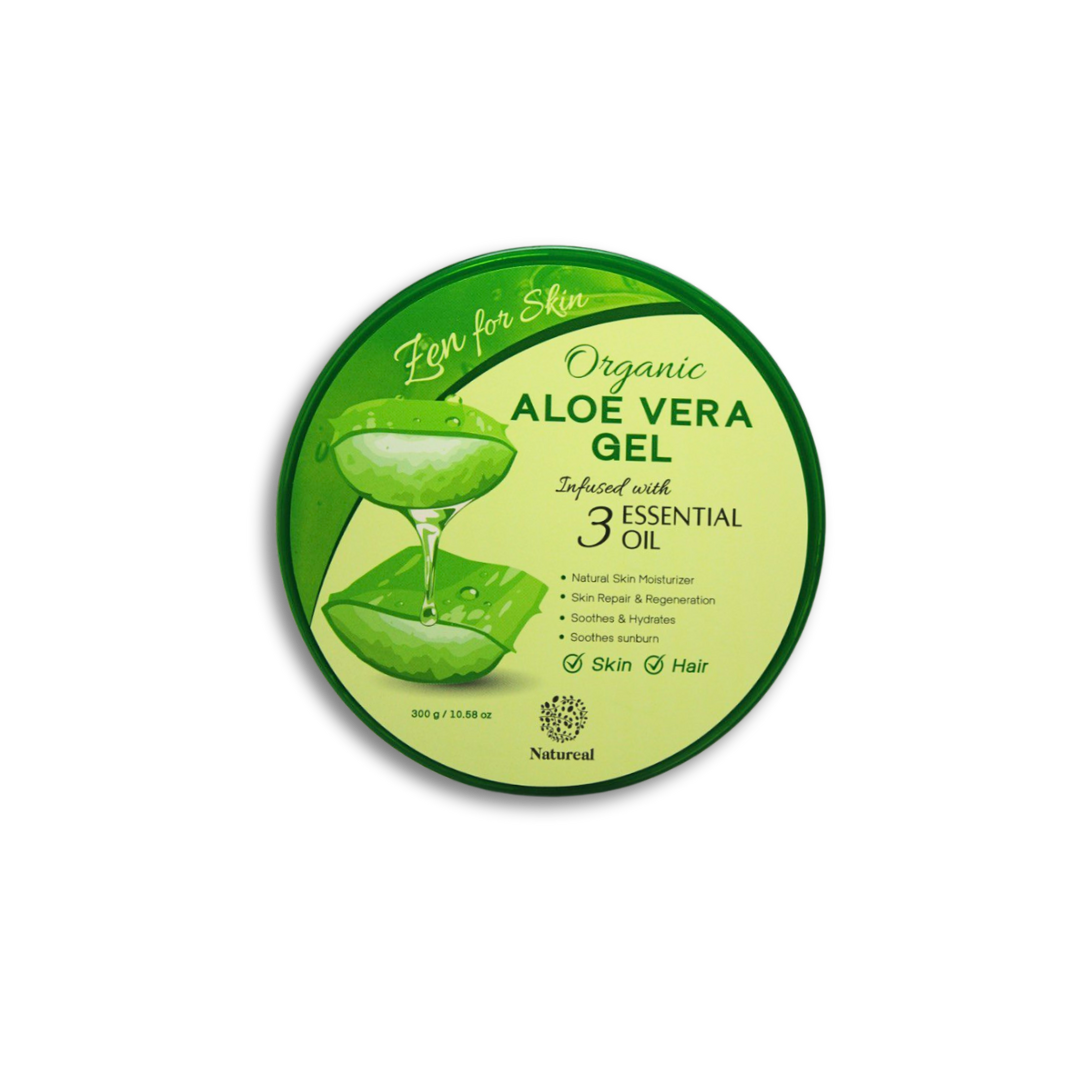 Organic Aloe Vera Gel | Instant Relief Gel | 300g - Natureal