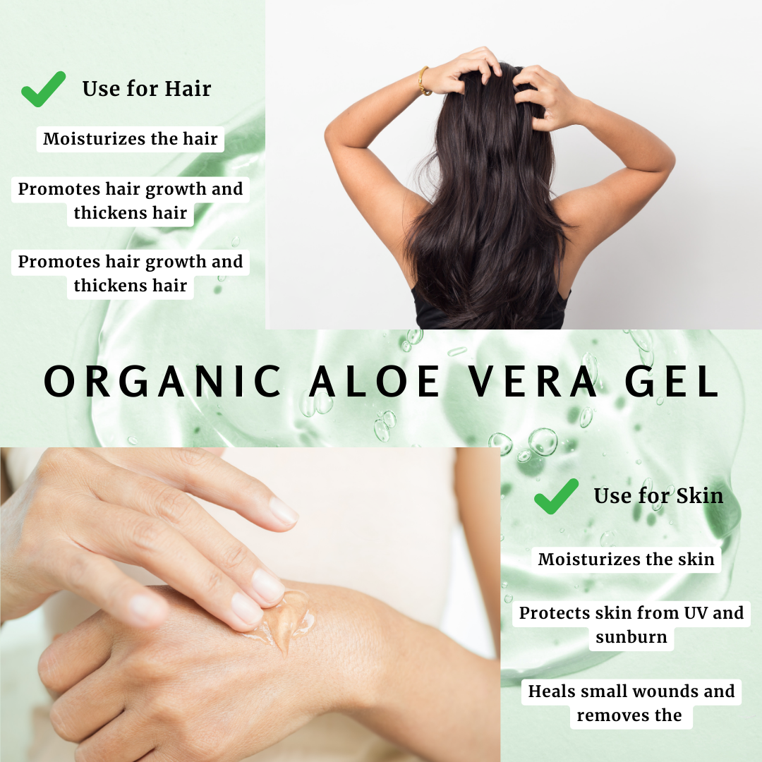 Organic Aloe Vera Gel | Instant Relief Gel | 300g - Natureal