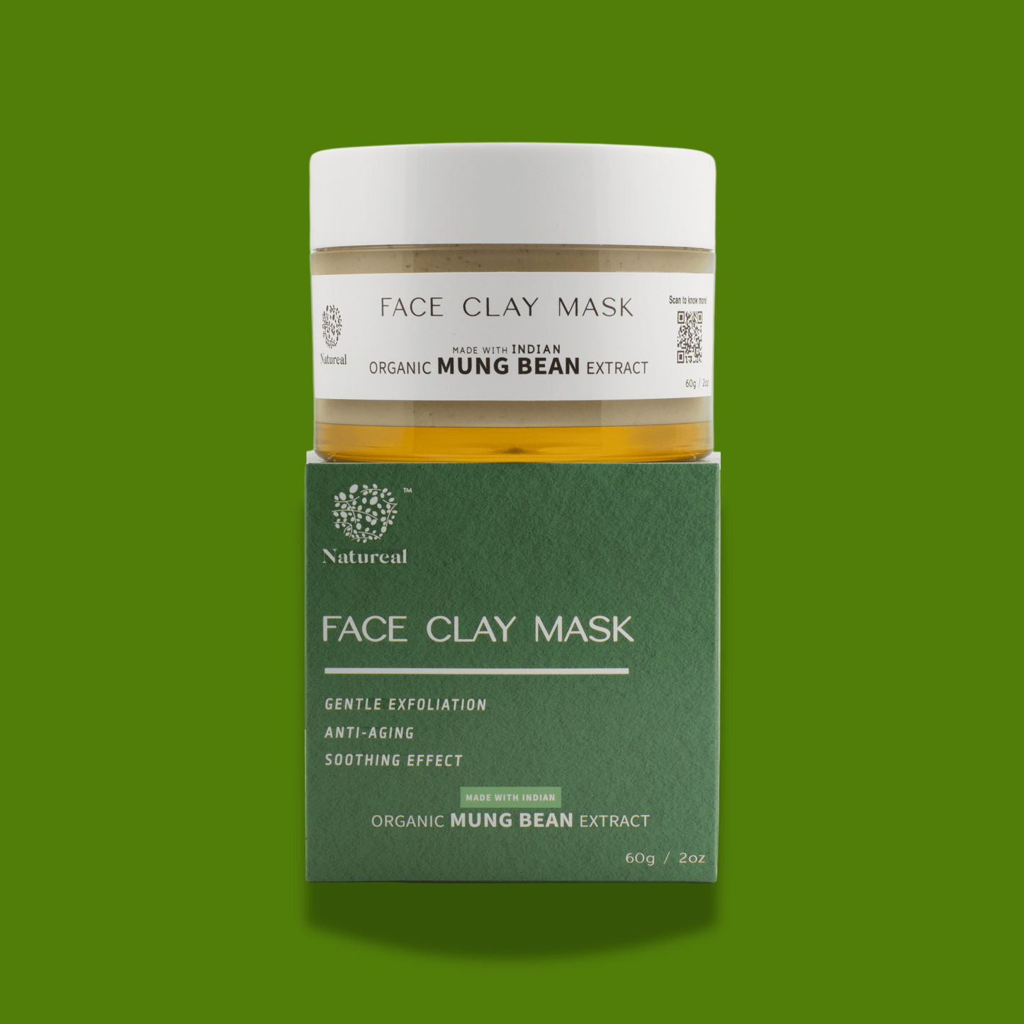 Indian Mung Bean Clay Mask 60g