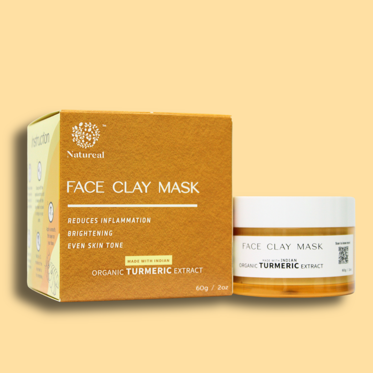 NATUREAL ORGANIC CLAY MASK