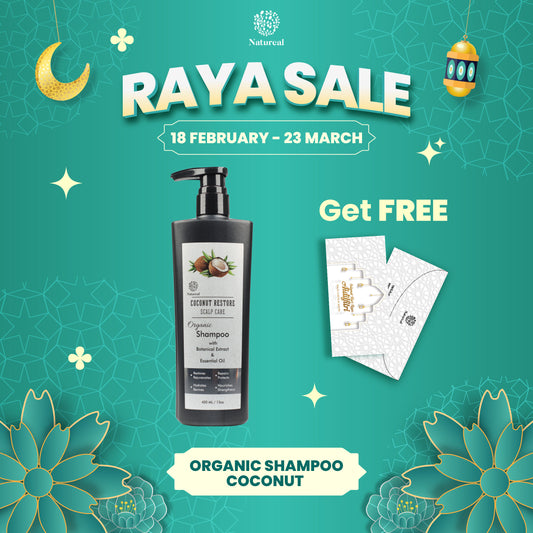 Natureal Organic Coconut Scalp Care Shampoo | 400ml - Natureal