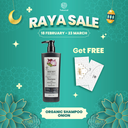 Natureal Organic Onion Scalp Therapy Shampoo | 400ml - Natureal