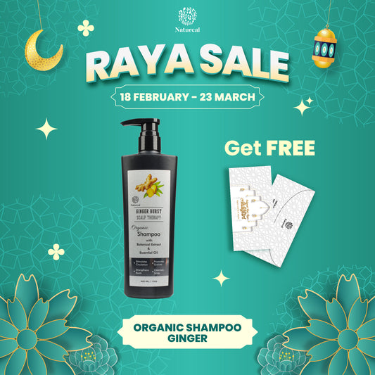 Natureal Organic Ginger Scalp Therapy Shampoo | 400ml - Natureal