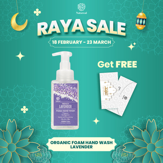 Natureal French Lavender Calming Aromatherapy Essential Oil Foam Hand Wash 450ML - Natureal