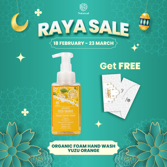 Natureal Japanese Yuzu Orange Aromatherapy Essential Oil Foam Hand Wash 450ML - Natureal