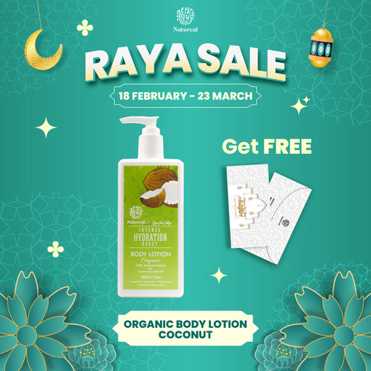 Natureal Organic Coconut Oil Intense Moisturizing & Repair Body Lotion | 300G