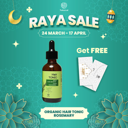 Natureal Organic Rosemary Hair Tonic 60ml