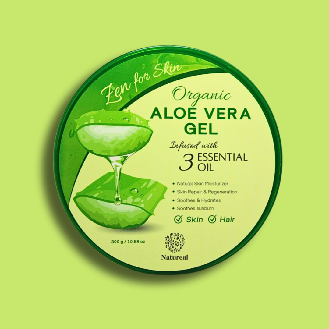 Organic Aloe Vera Gel | Instant Relief Gel | 300g - Natureal