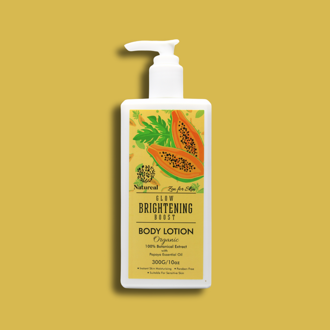 Natureal Organic Papaya Brightening Glow Body Lotion | 300ml - Natureal