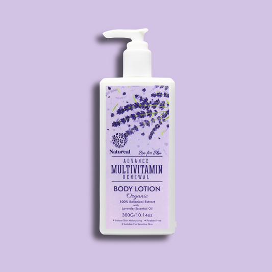 Natureal Organic Lavender Body Lotion Advance Multivitamin Renewal | 300ml - Natureal