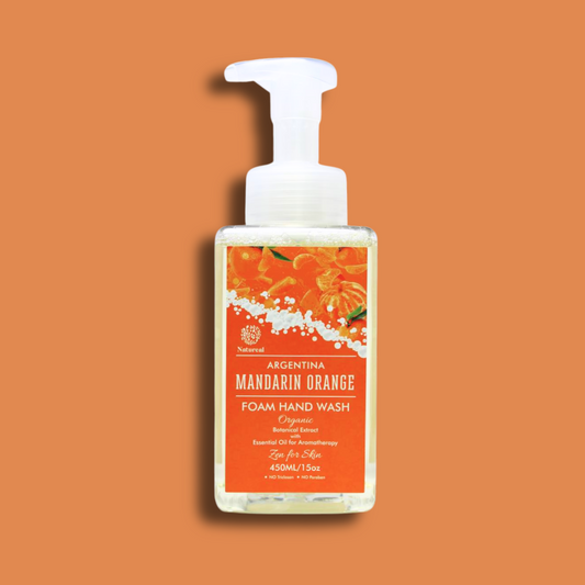 Natureal Organic Mandarin Orange Foam Hand Wash | 450ml - Natureal