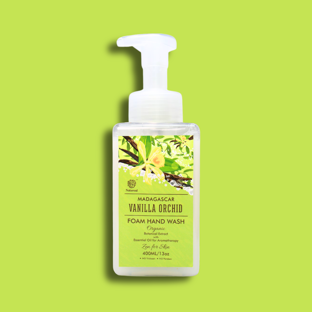 Natureal Organic Madagascar Vanilla Orchid Foam Hand Wash | 450ml - Natureal