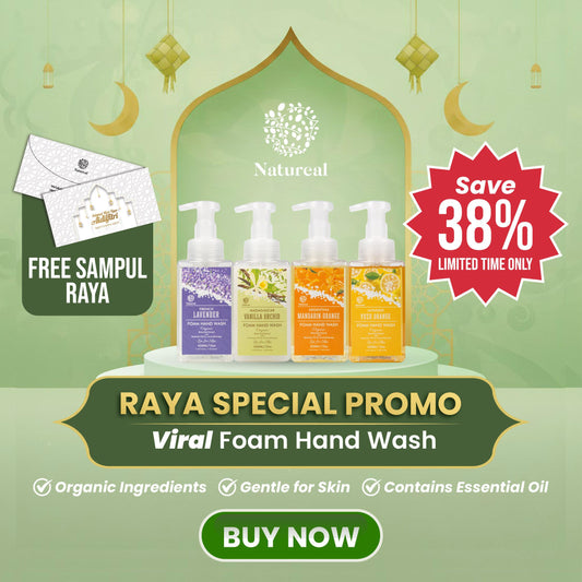 Natureal Organic Foam Hand Wash 4-Bottle Raya Combo (Limited Time Promo) - Natureal