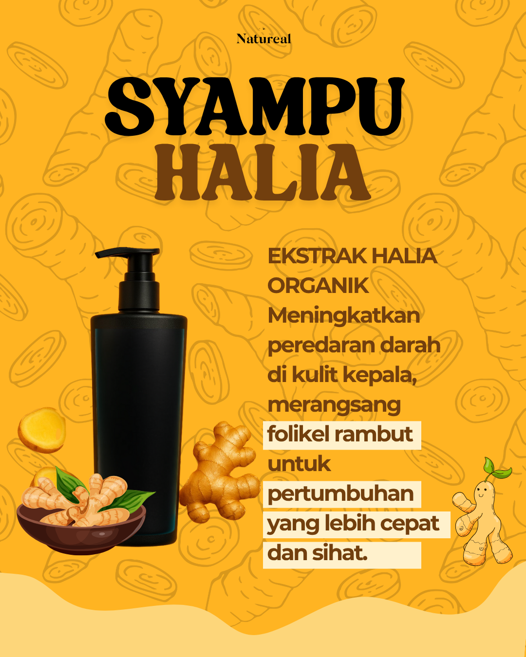 Ginger Scalp Therapy Shampoo