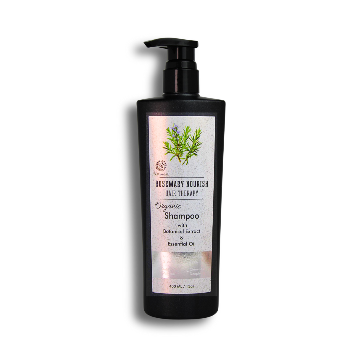 Natureal Organic Rosemary Hair Therapy Shampoo | 400ml - Natureal