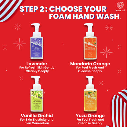 [PROMO MERDEKA] Natureal Set Wira – Clean & Fresh Combo (Shower Gel + Hand Wash + Aloe) - Natureal